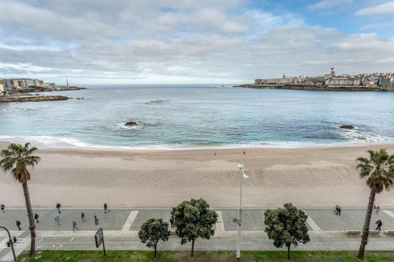 Apartamento En Primera Linea De Playa Riazor โอโกรูญา ภายนอก รูปภาพ
